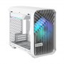Fractal Design | Torrent Nano RGB White TG clear tint | Side window | White TG clear tint | Power supply included No | ATX - 9